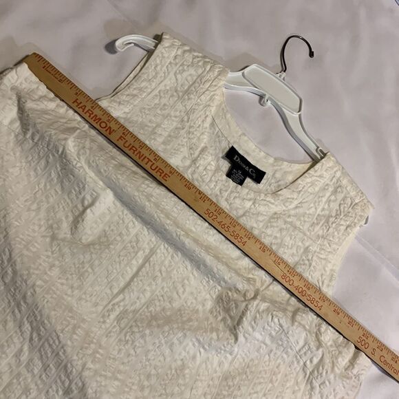 Denim & Company size 1X sleeveless dress textured tank - Picture 5 of 7